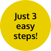 Just 3 Easy Steps